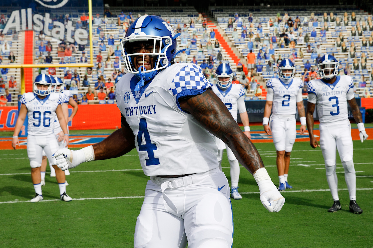 JOSH PASCHAL.

Kentucky falls to Florida, 34-10.

Photo by Elliott Hess | UK Athletics