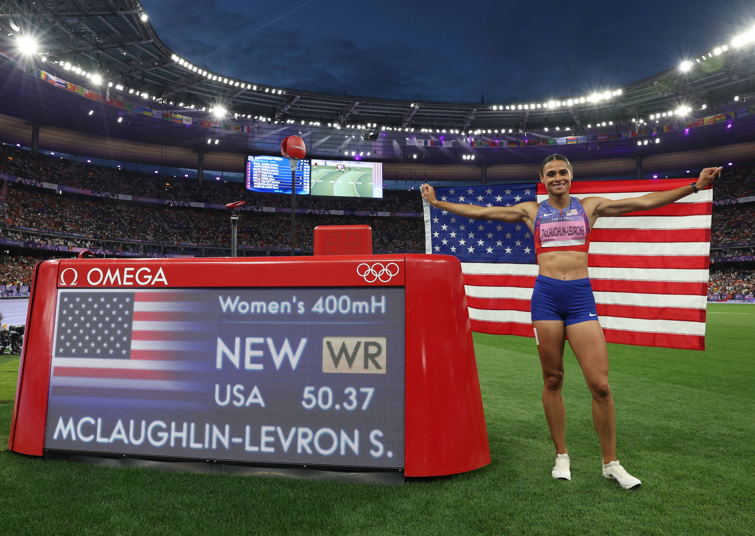 Sydney McLaughlin-Levrone Defends Olympic Gold in Paris, Daniel Roberts Wins Silver