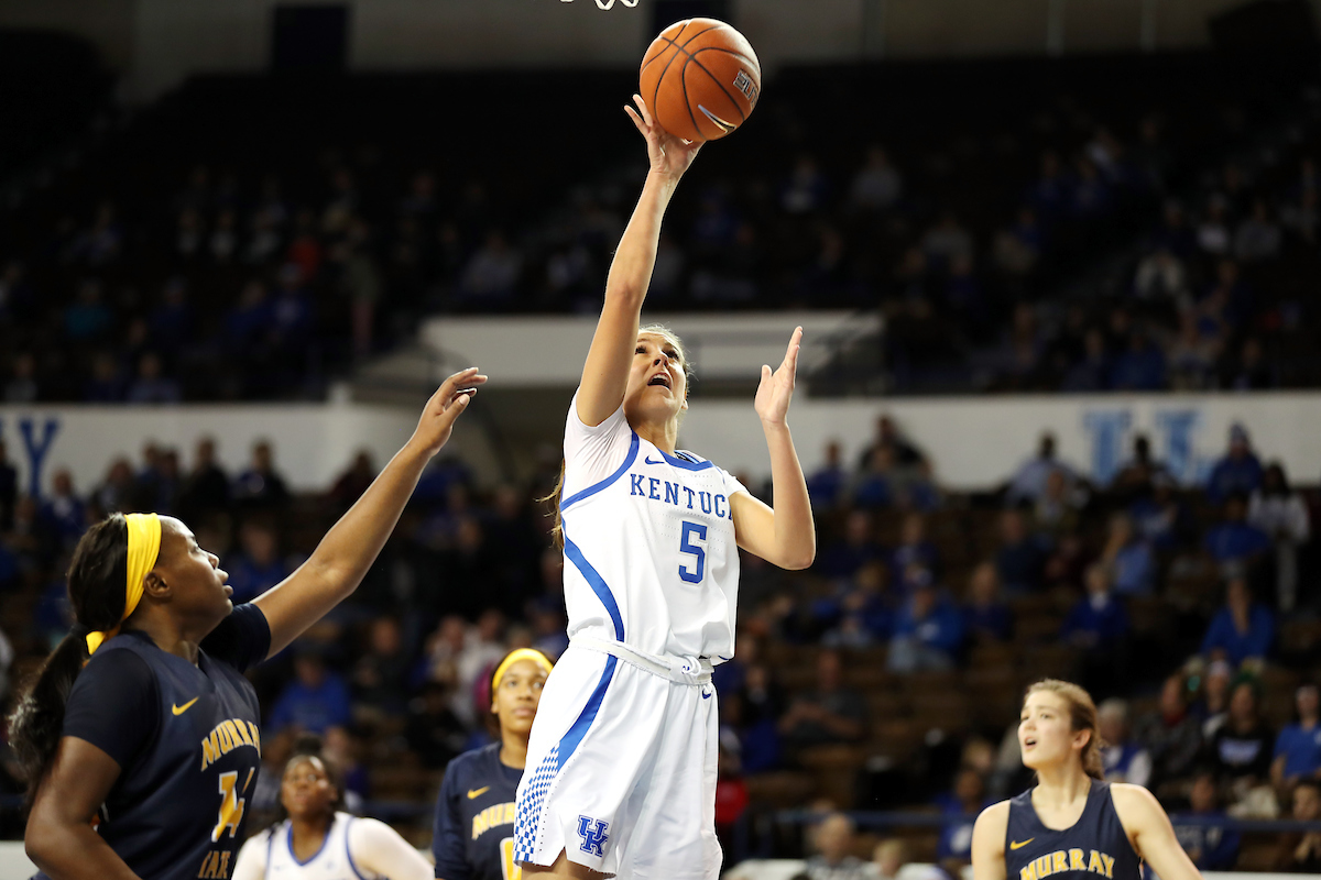 Blair Green
The women's basketball team beat Murray State 88-49 on Friday, December 21, 2018. 

Photo by Britney Howard  | UK Athletics