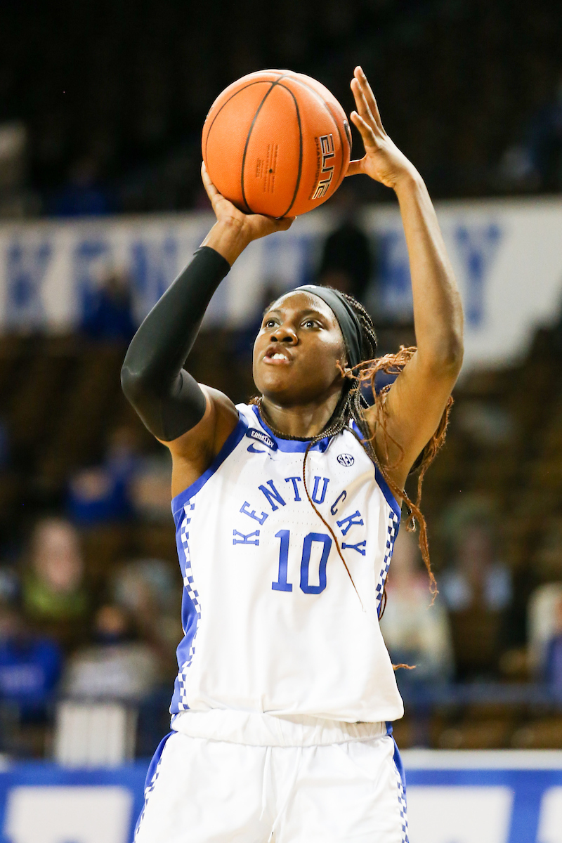 Rhyne Howard.

Kentucky falls to South Carolina 75-70.

Photo by Hannah Phillips | UK Athletics