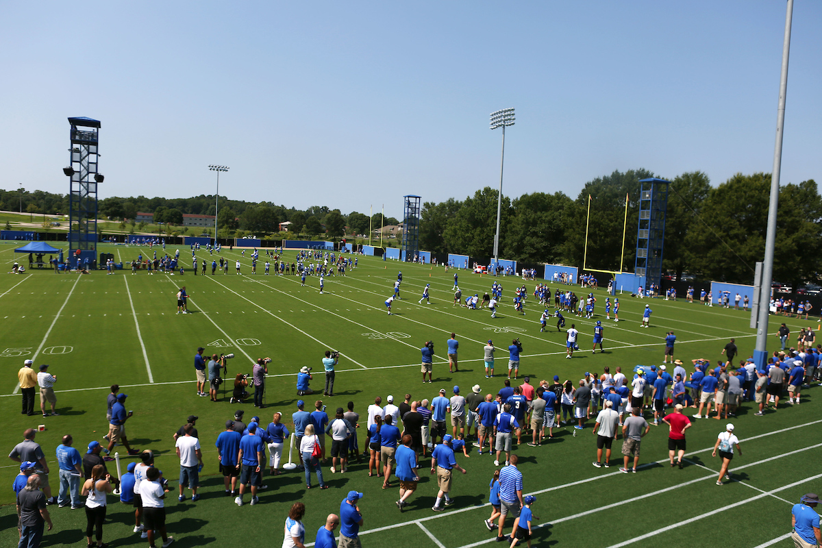 The Football Team Fan Day on Saturday, August 4,  2018. 

Photo by Britney Howard | UK Athletics