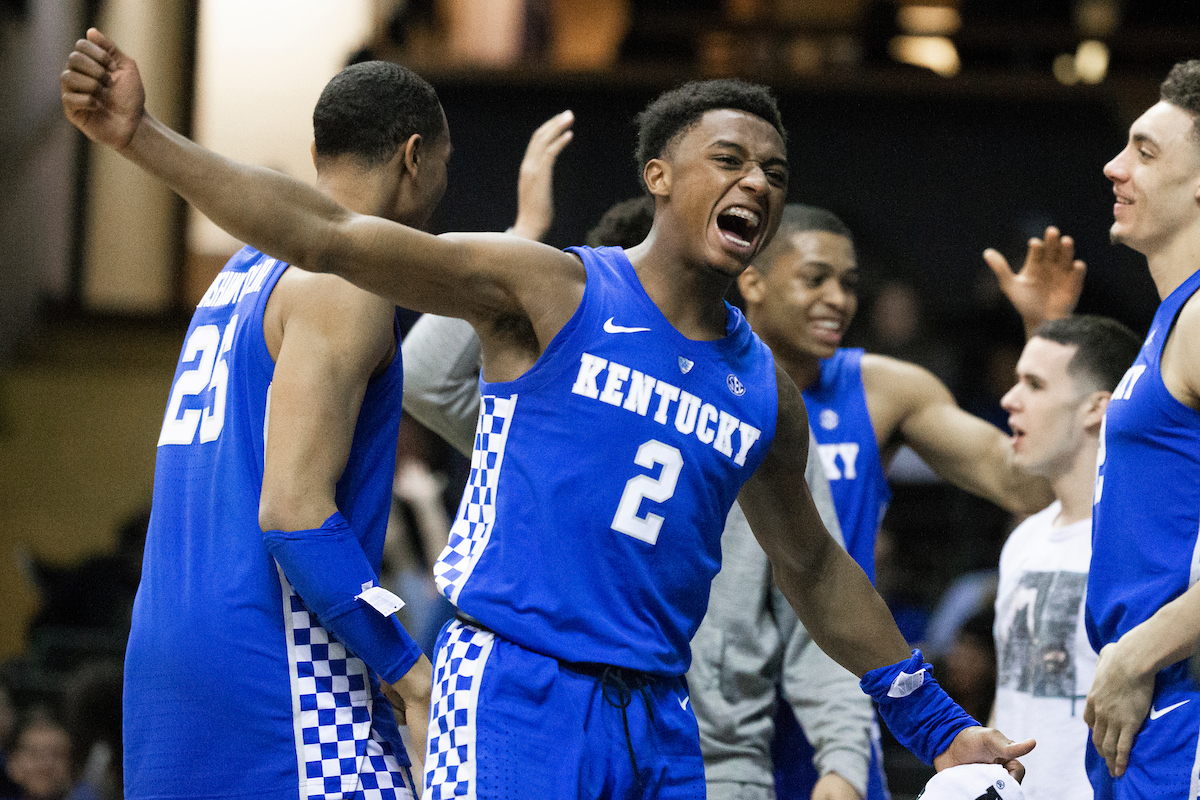 Ashton Hagans.

Kentucky beat Vanderbilt 87-52 on Tuesday, January 29, 2019, at Memorial Gym in Nashville, TN.

Photo by Chet White| UK Athletics