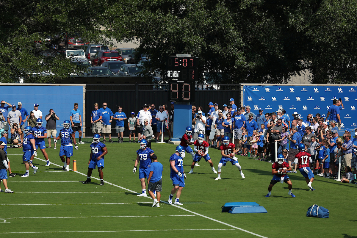 The Football Team Fan Day on Saturday, August 4,  2018. 

Photo by Britney Howard | UK Athletics