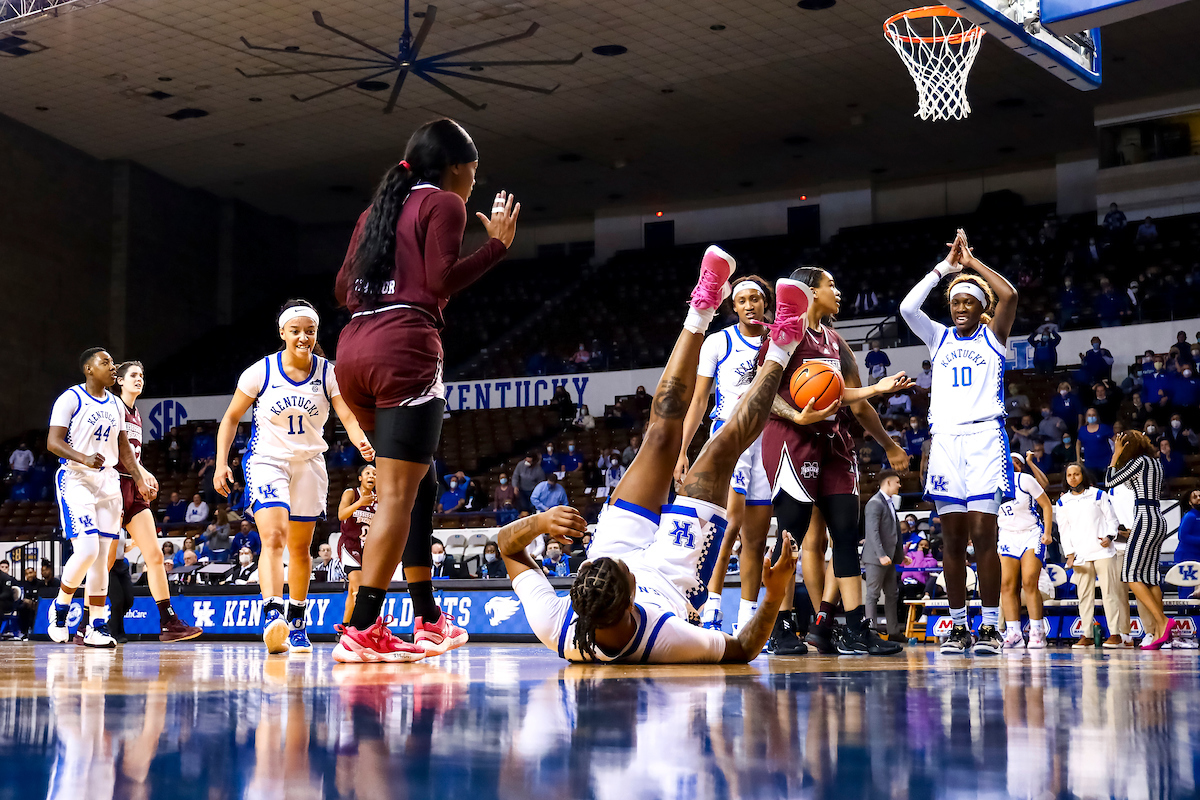 Jazmine Massengill.

Kentucky beats Mississippi State 81-74.

Photo by Eddie Justice | UK Athletics