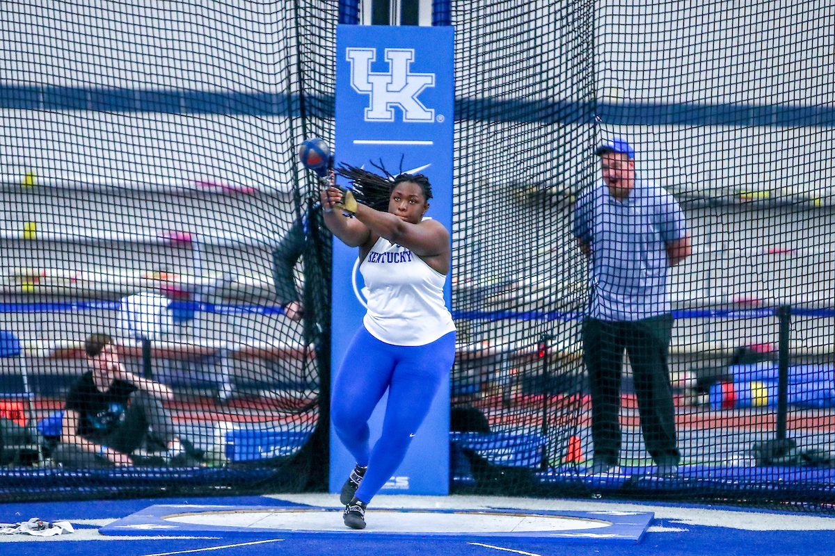 Simisola Akinrinsola.

Kentucky Rod McCravy Track & Field Invitational.

Photo by Sarah Caputi | UK Athletics