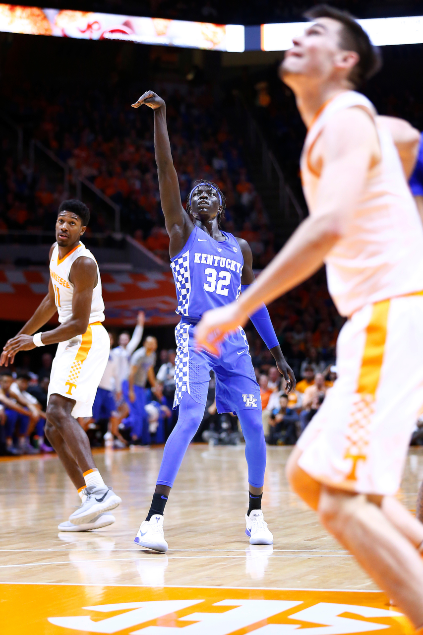 Wenyen Gabriel.

The University of Kentucky men's basketball team falls to Tennessee 76-65 on Saturday, January 6, 2018, at Thompson-Boling Arena in Knoxville, TN.

Photo by Chet White | UK Athletics