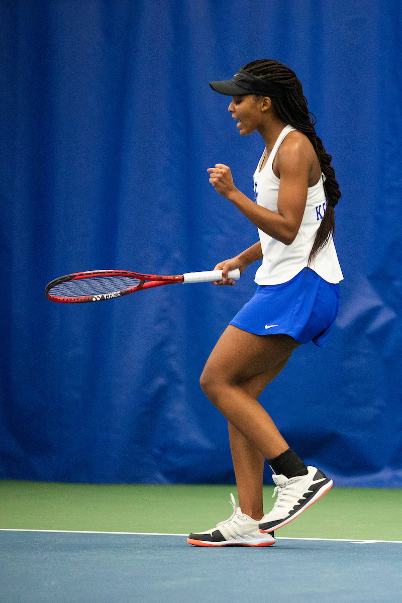 Lesedi Jacobs.

Kentucky defeats Marshall 5-2.

Photo by Grace Bradley | UK Athletics