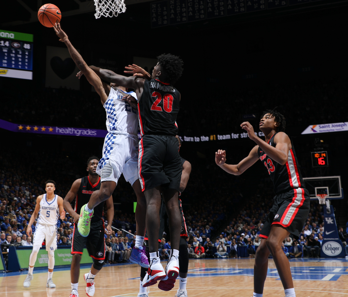 Shai Gilgeous-Alexander.

The University of Kentucky men's basketball team beat Georgia 66-61 on Sunday, December 31, 2017 at Rupp Arena in Lexington, Ky.

Photo by Elliott Hess | UK Athletics