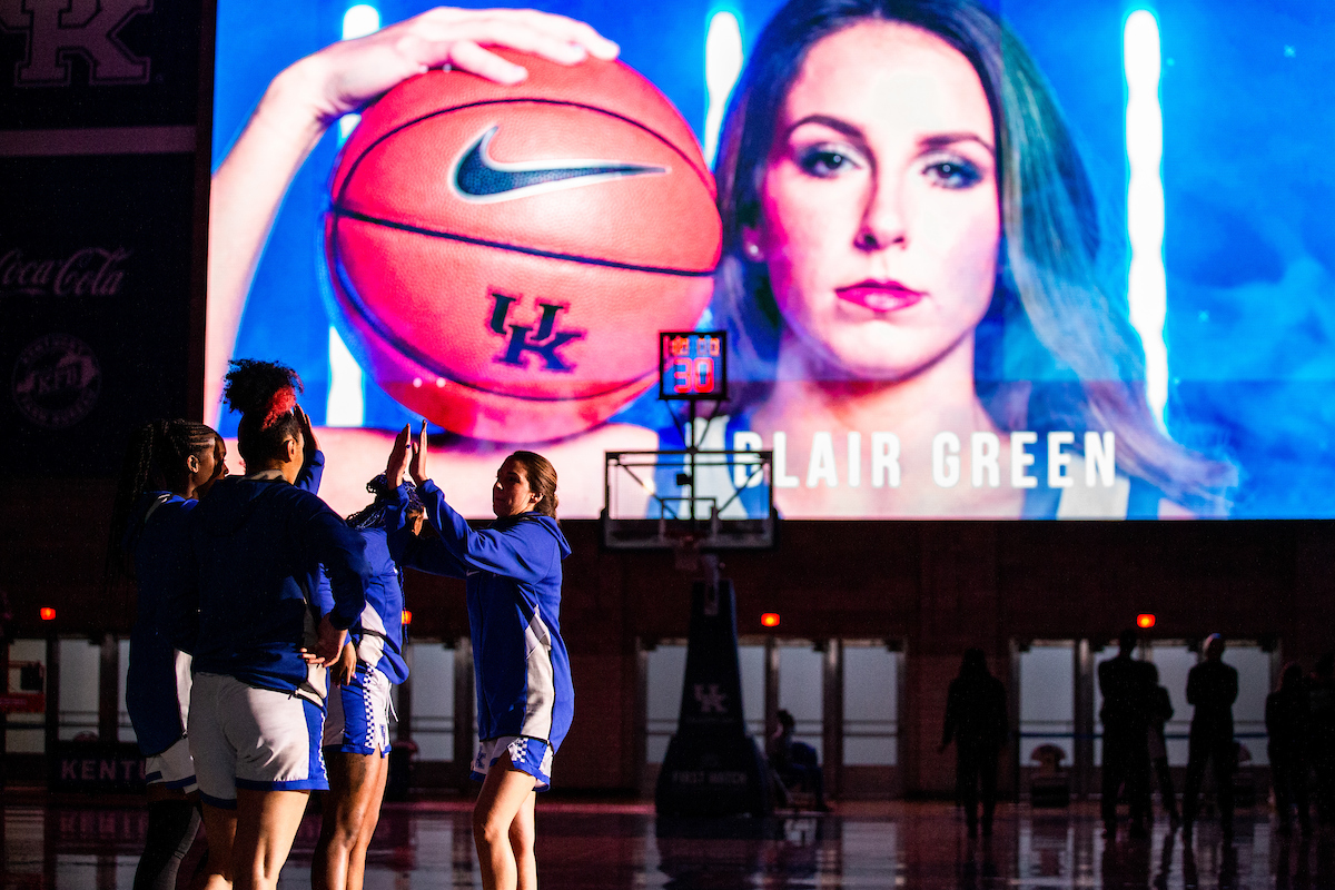 Blair Green. 

Kentucky beat Vandy 80 - 73.

Photo by Eddie Justice | UK Athletics