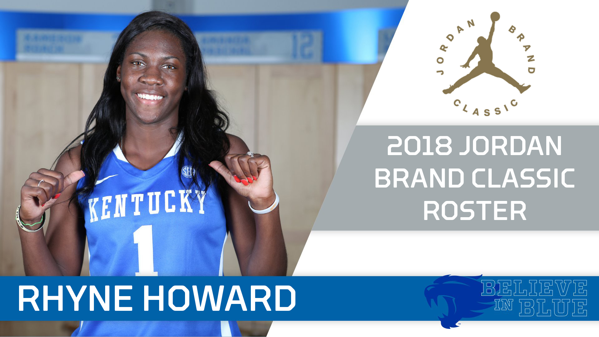 Signee Rhyne Howard Named to Jordan Brand Classic Roster UK Athletics