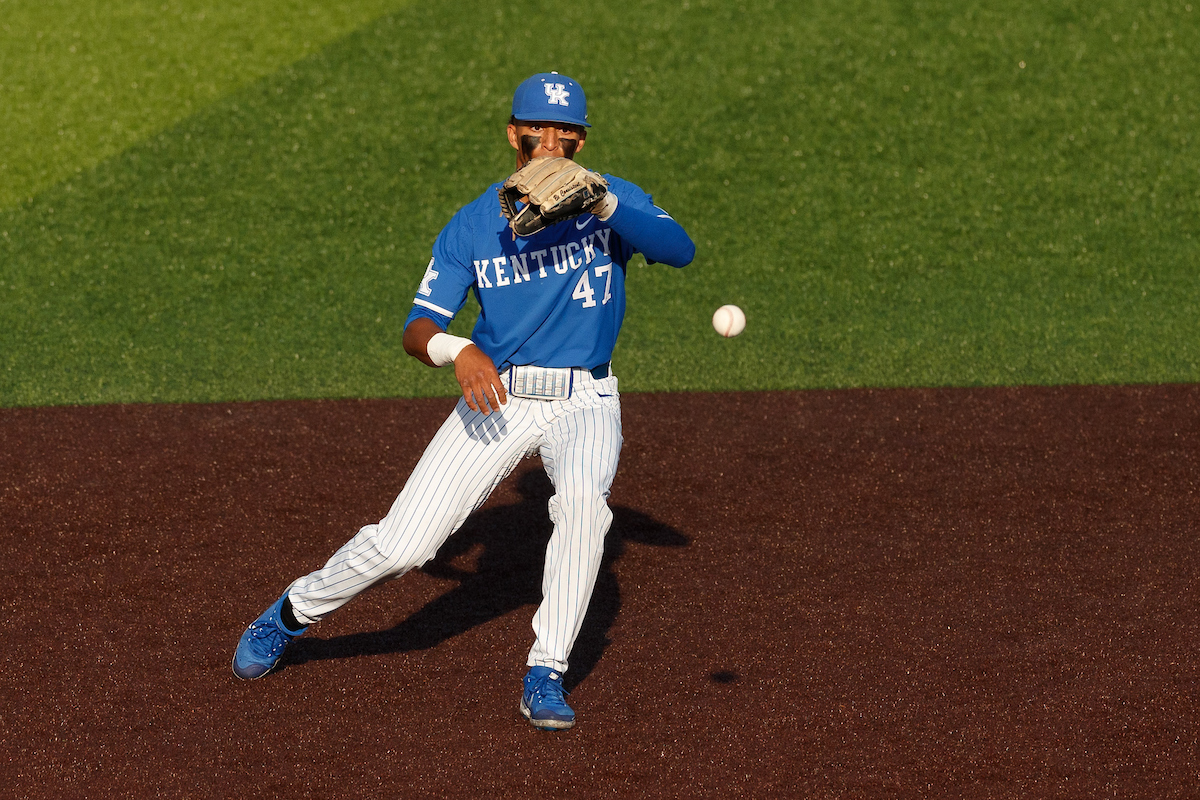 RYAN RITTER.

Kentucky loses to UofL 12-5.

Photo by Elliott Hess | UK Athletics
