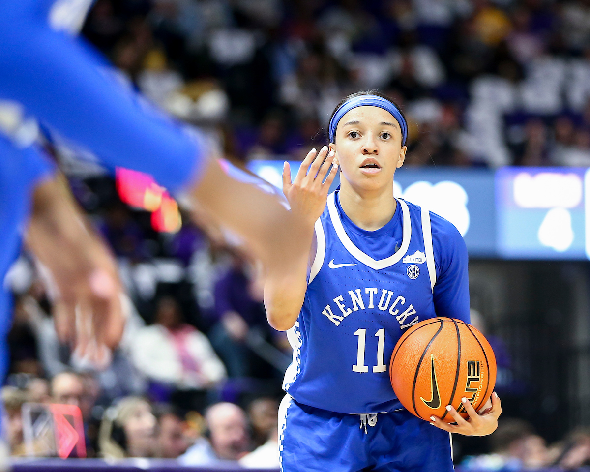 Jada Walker.

Kentucky loses to LSU 78-69.

Photo by Grace Bradley | UK Athletics