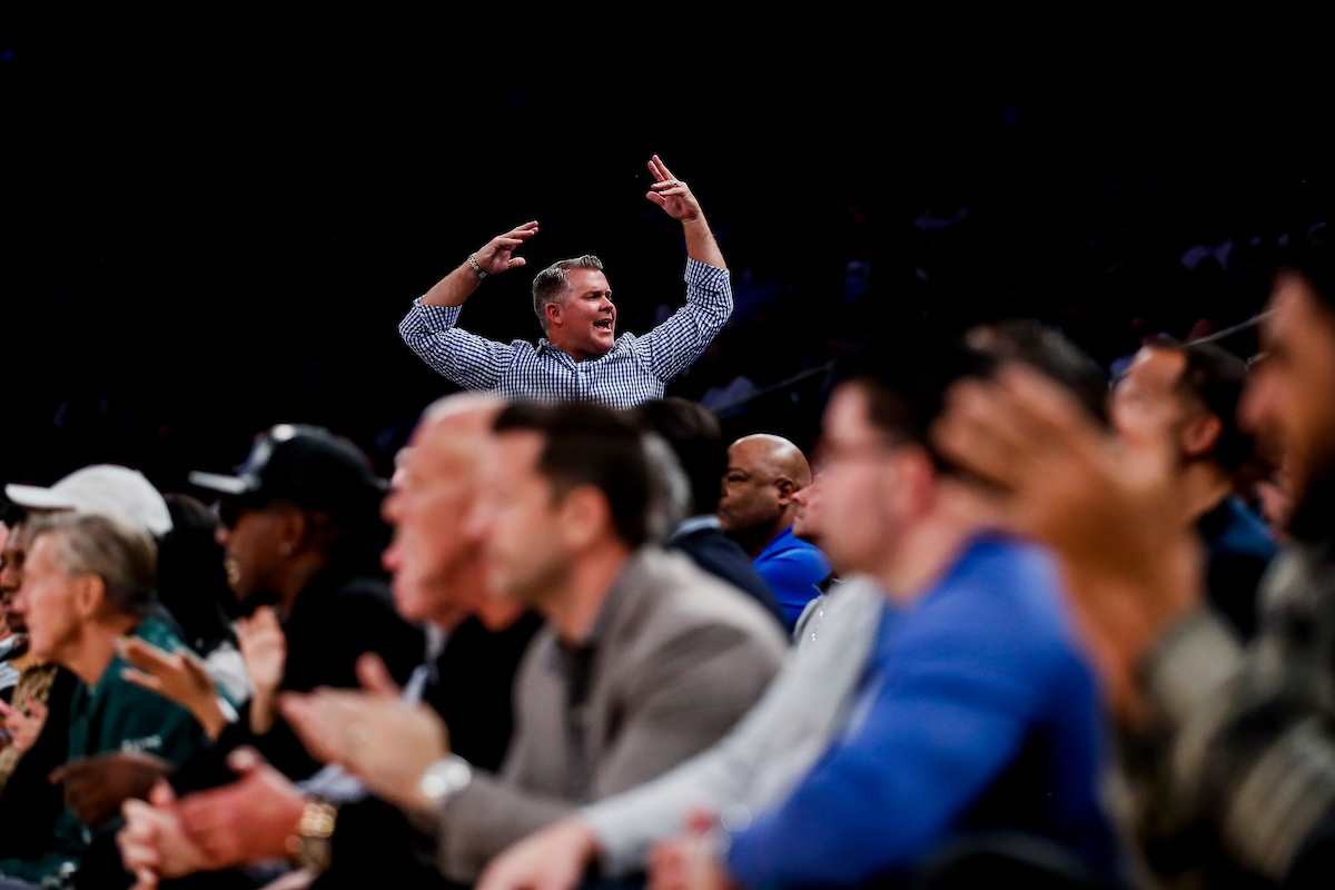 Fans.

Kentucky loses to Duke 79-71 in the Champions Classic at Madison Square Garden in New York on Nov. 9, 2021.

Photos by Chet White | UK Athletics