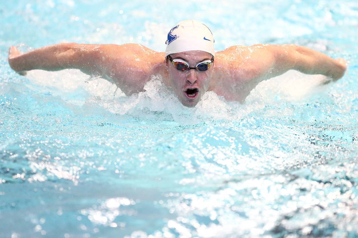 2020-21 Swim/Dive Blue/White match.

Photo by Eddie Justice | UK Athletics