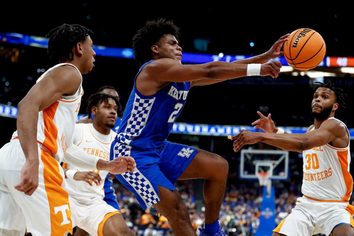 Sahvir Wheeler.

Kentucky loses to Tennessee 69-62.

Photos by Chet White | UK Athletics