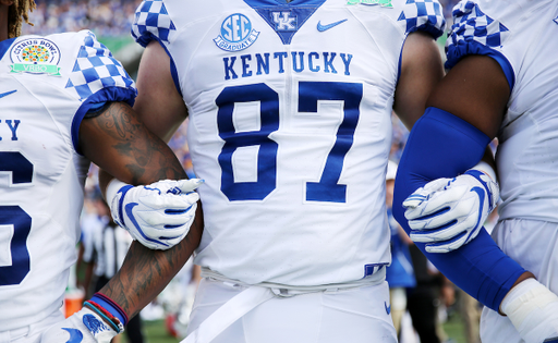 CJ Conrad
The UK Football team beat Penn State 27-24 in the Citrus Bowl. 

Photo by Britney Howard  | UK Athletics