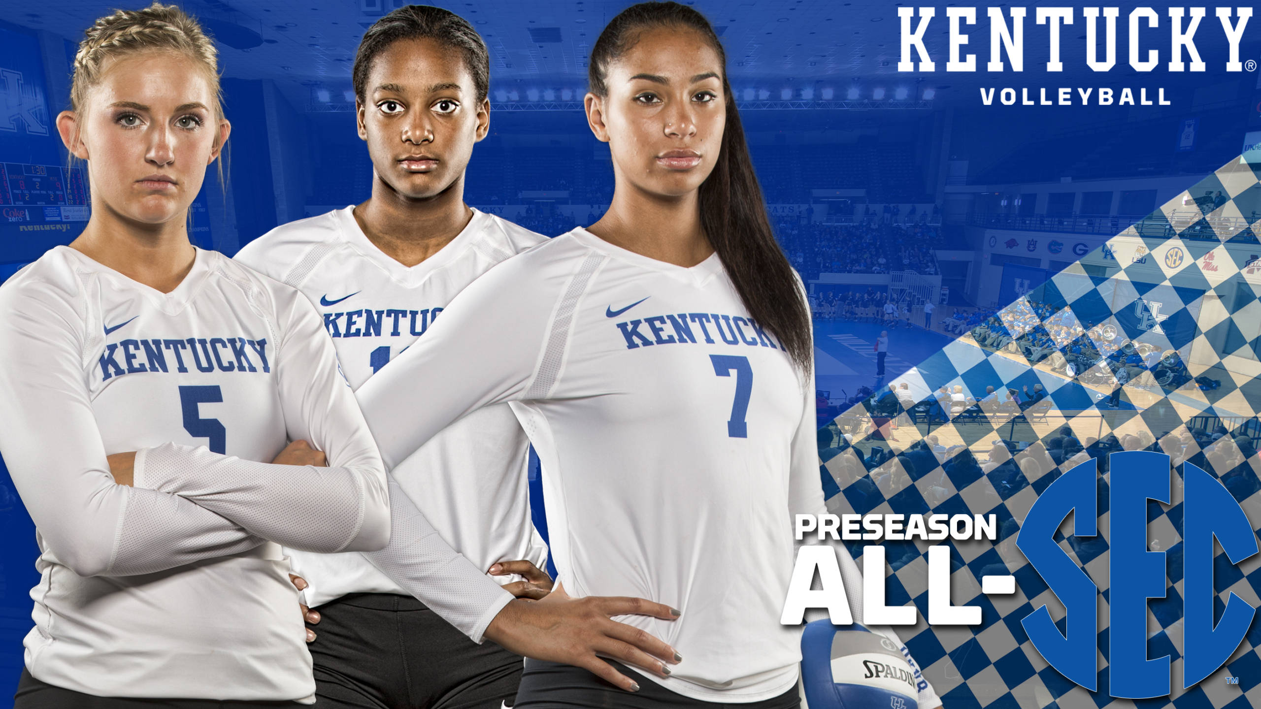 Three on Preseason All-SEC Team, UK Second in Preseason Poll