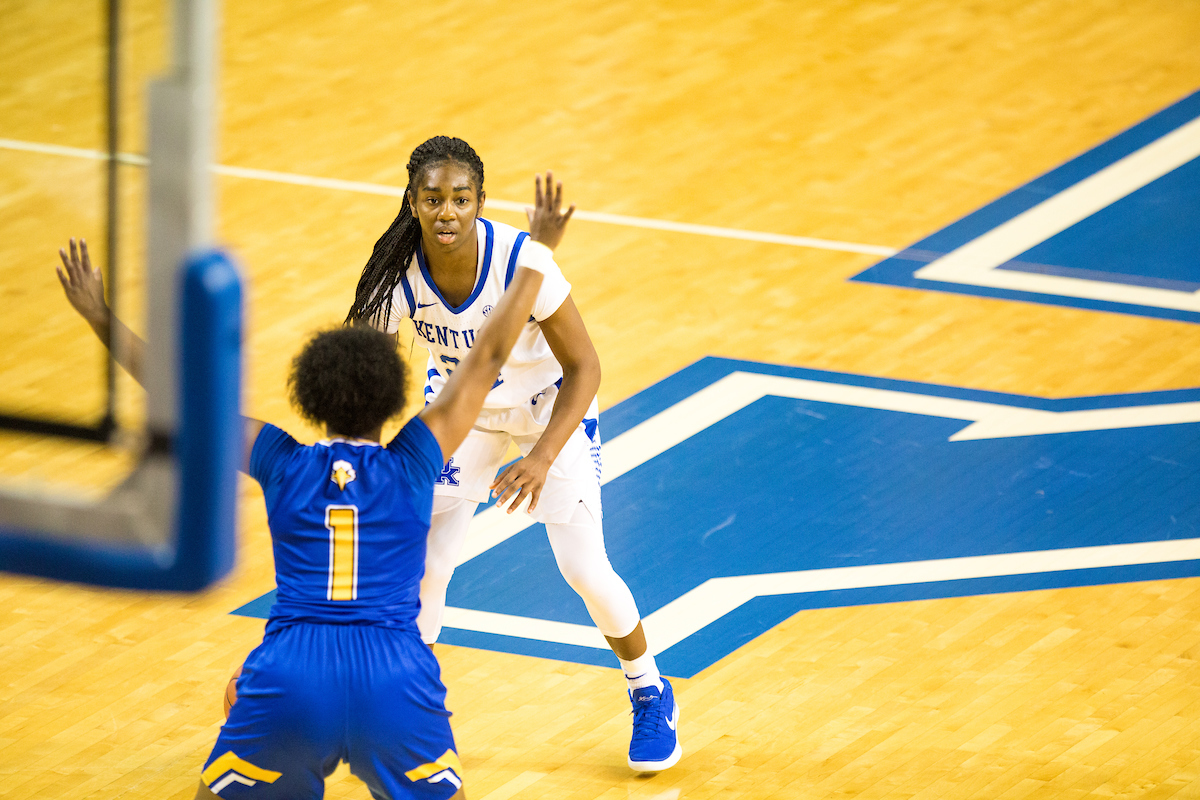 Taylor Murray

UK women's basketball beats Morehead State. 

Photo by Maddie Baker  | UK Athletics