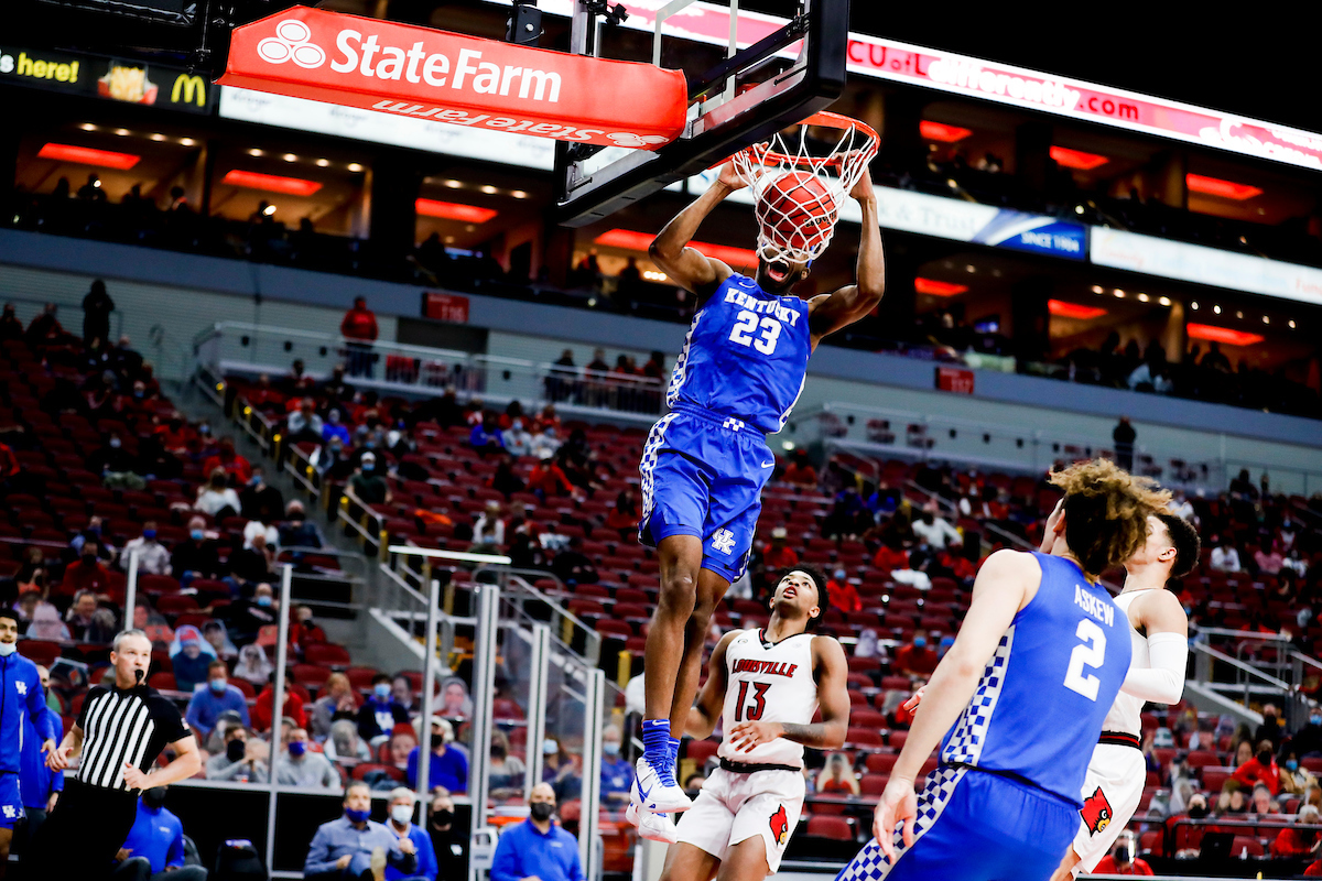 Isaiah Jackson.

Kentucky loses to Louisville 62-59.

Photo by Chet White | UK Athletics