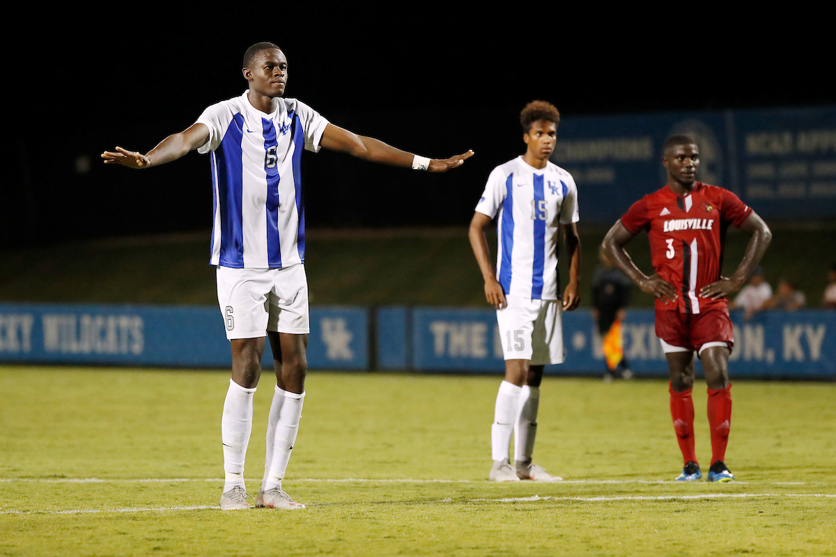 Aime Mabika.

Kentucky beats Louisville 3-0.


Photo by Chet White | UK Athletics
