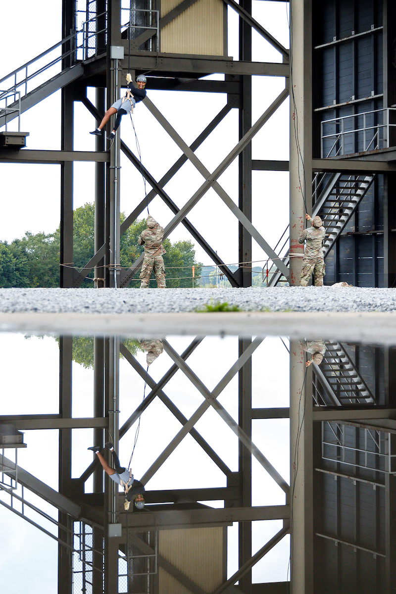 Amber Smith.

Kentucky Women’s Basketball team bonding trip to Fort Campbell.

Photo by Eddie Justice | UK Athletics