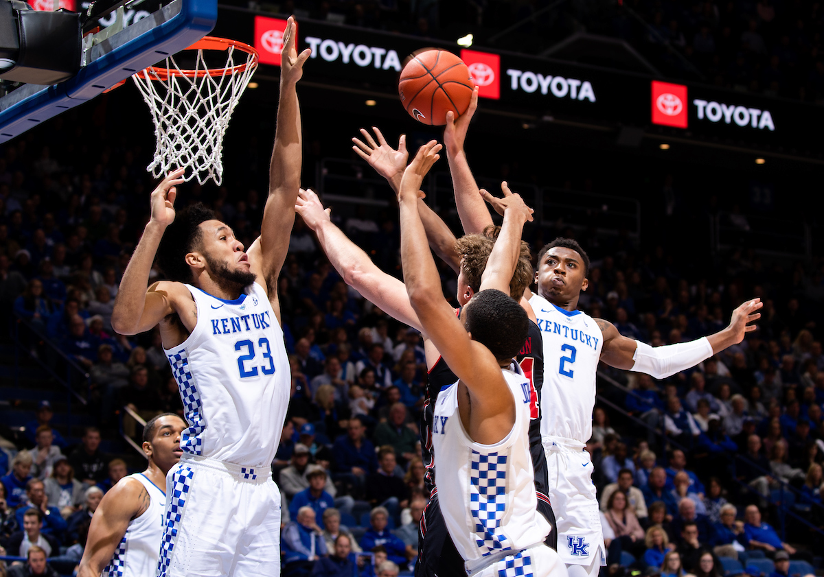 EJ Montgomery.  ASHTON HAGANS.

Kentucky beat Utah 88-61 on Saturday, December 15, 2018, in Lexington's Rupp Arena.


Photo by Elliott Hess | UK Athletics