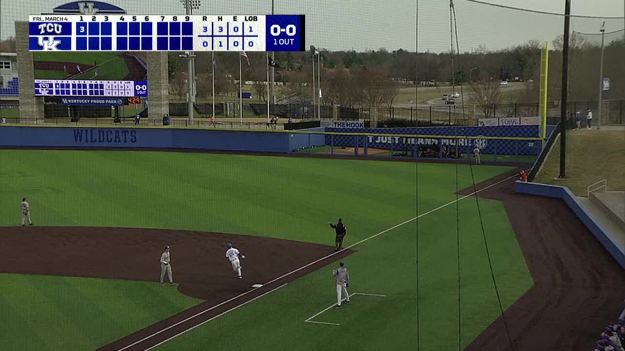 BASE: Kentucky 13, TCU 11 - Game 1