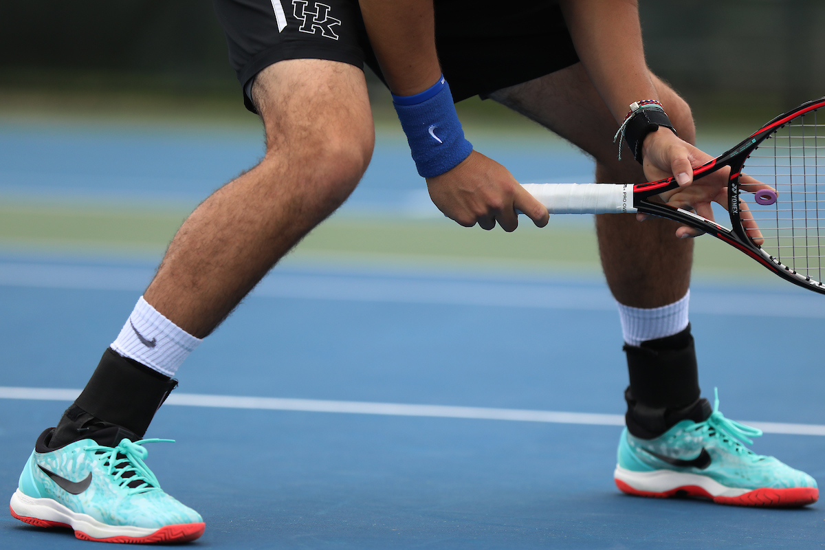 Enzo Wallart.

University of Kentucky men's tennis vs. Georgia.

Photo by Quinn Foster | UK Athletics
