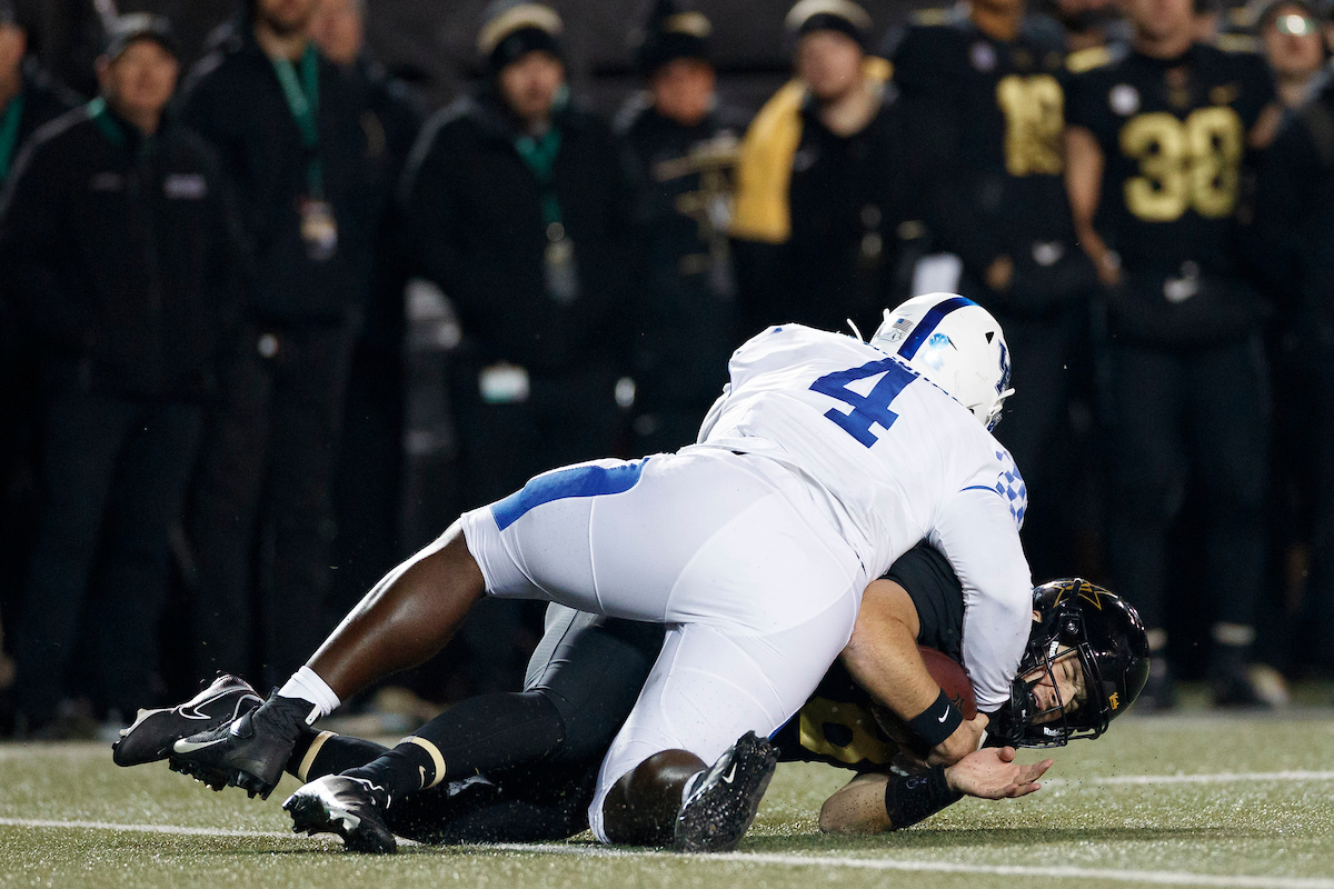 Josh Paschal.

Kentucky beats Vandy, 34-17.

Photo by Elliott Hess | UK Athletics
