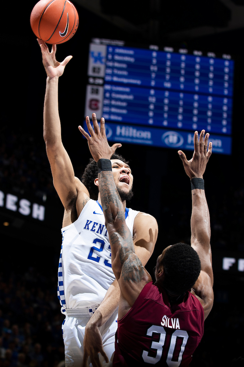EJ Montgomery.

The University of Kentucky men's basketball team beats South Carolina 76-48.

Photo by Chet White| UK Athletics