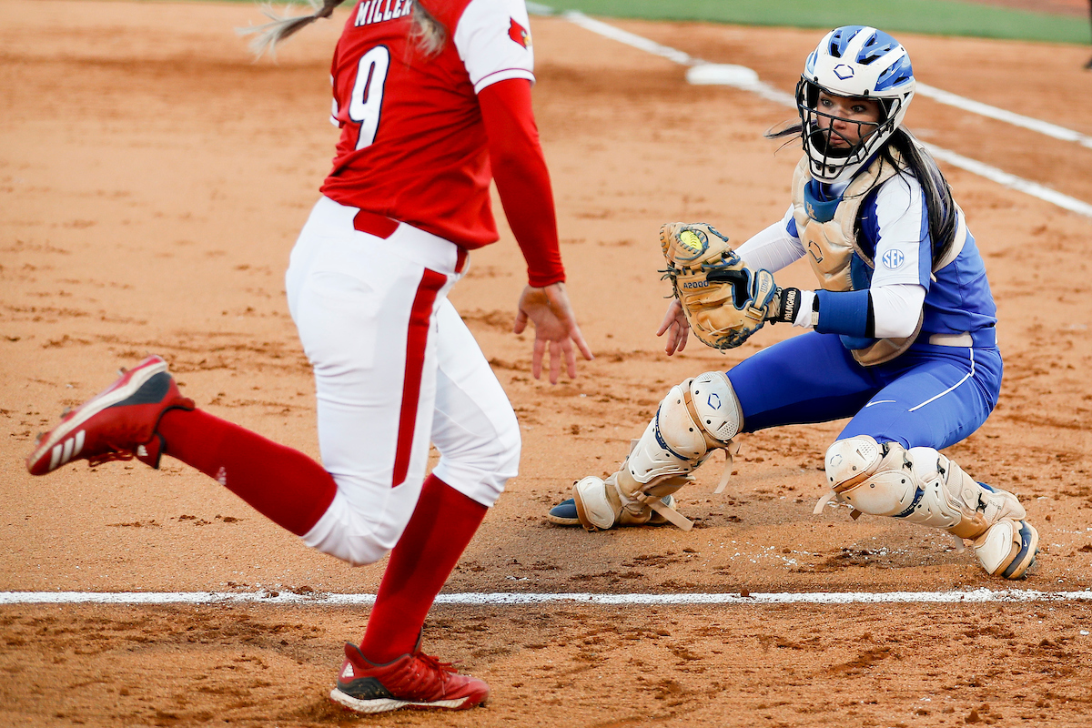 Kayla Kowalik.

Kentucky beat Louisville 6-5.

Photo by Chet White | UK Athletics