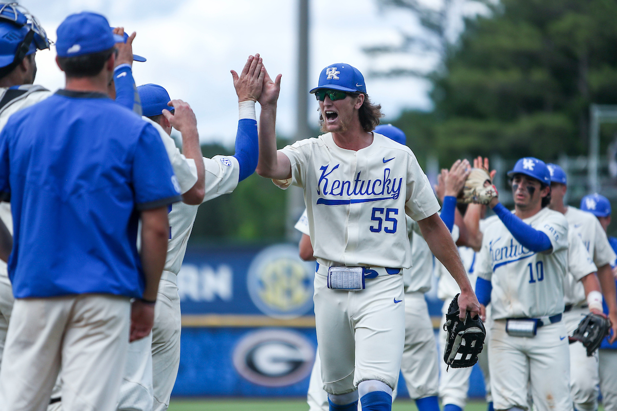 Adam Fogel.

Kentucky beats Vanderbilt 10-2.

Photo by Sarah Caputi | UK Athletics