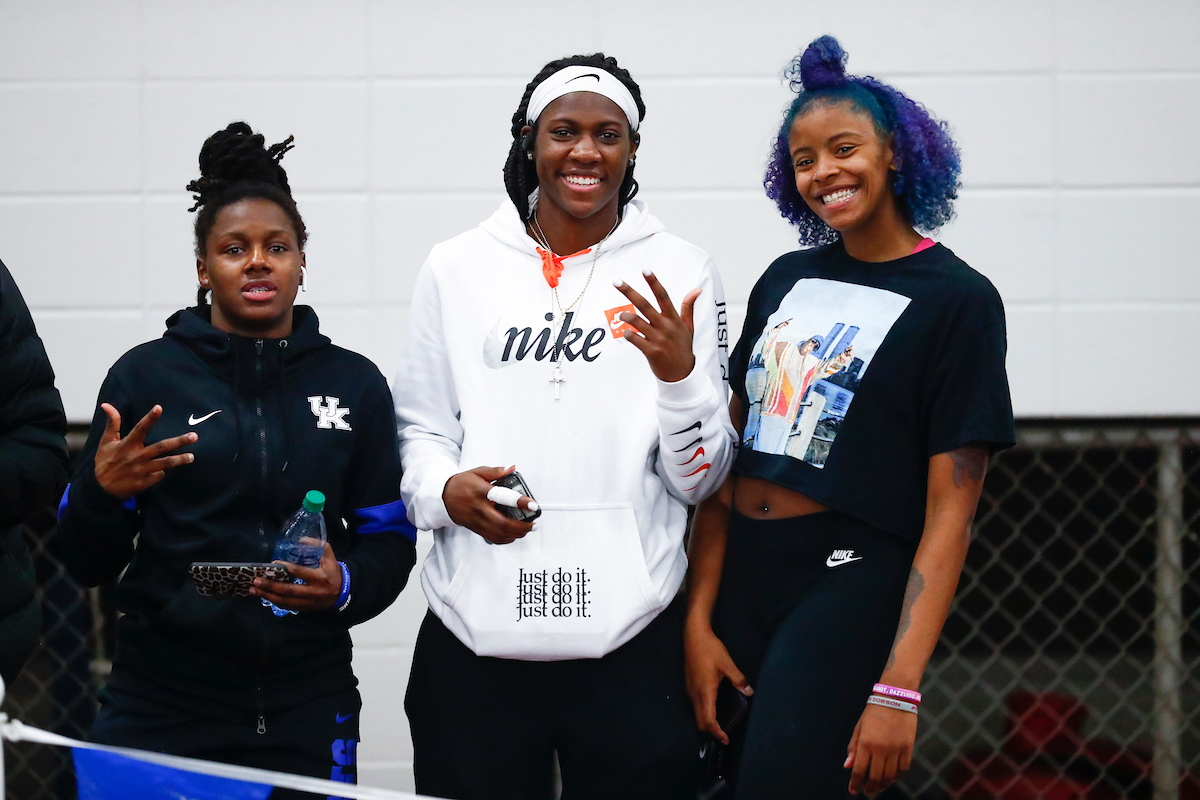 Amanda Paschal. Rhyne Howard. Keke McKinney. 

Jim Green Invitational


Photo by Isaac Janssen | UK Athletics
