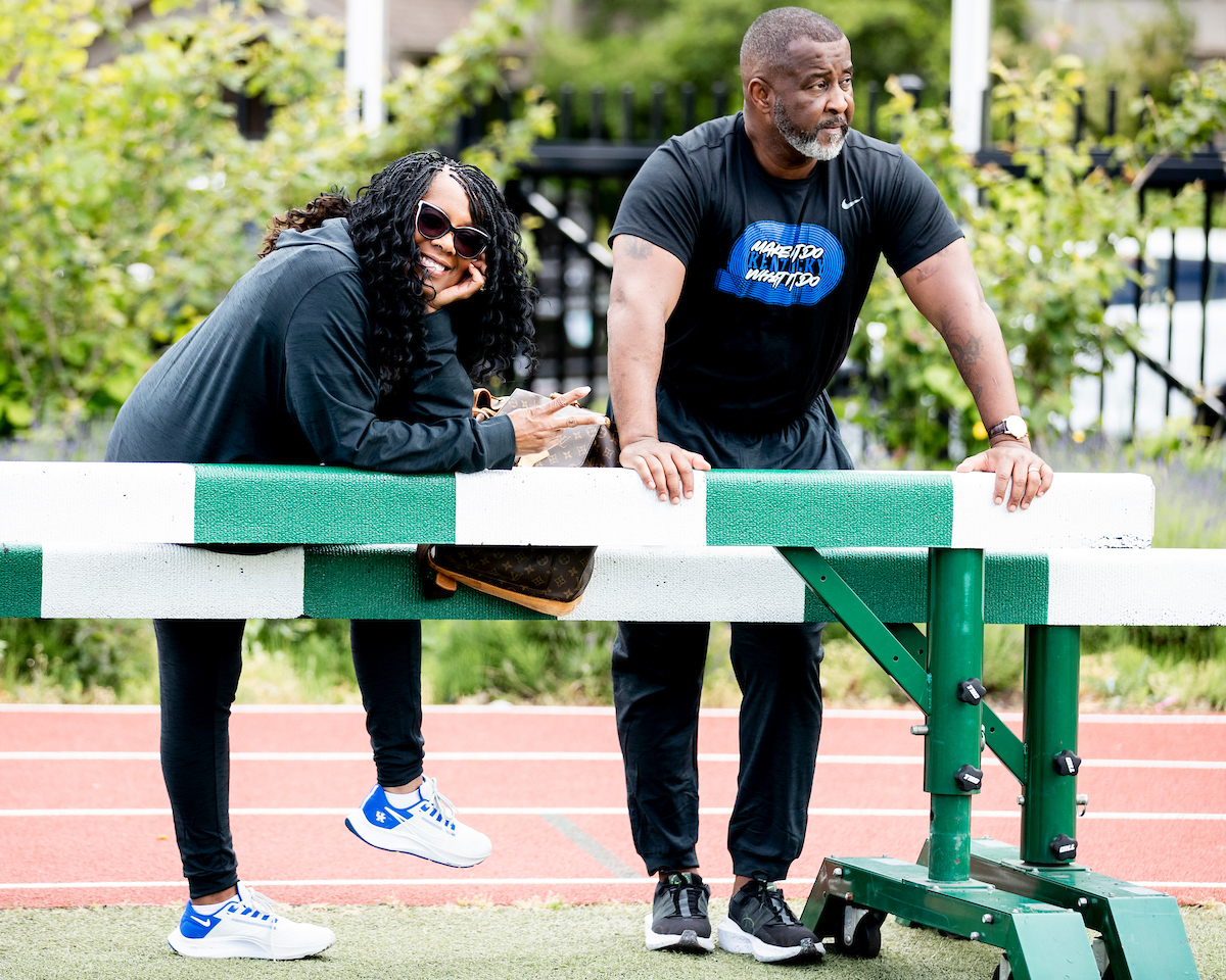 La Tanya Greene. Lonnie Greene.

Shake out.

NCAA Track and Field Outdoor Championships.

Photo by Chet White | UK Athletics