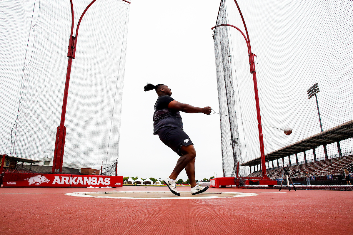 Charles Lenford.

Day one of the 2019 SEC Outdoor Track and Field Championships.