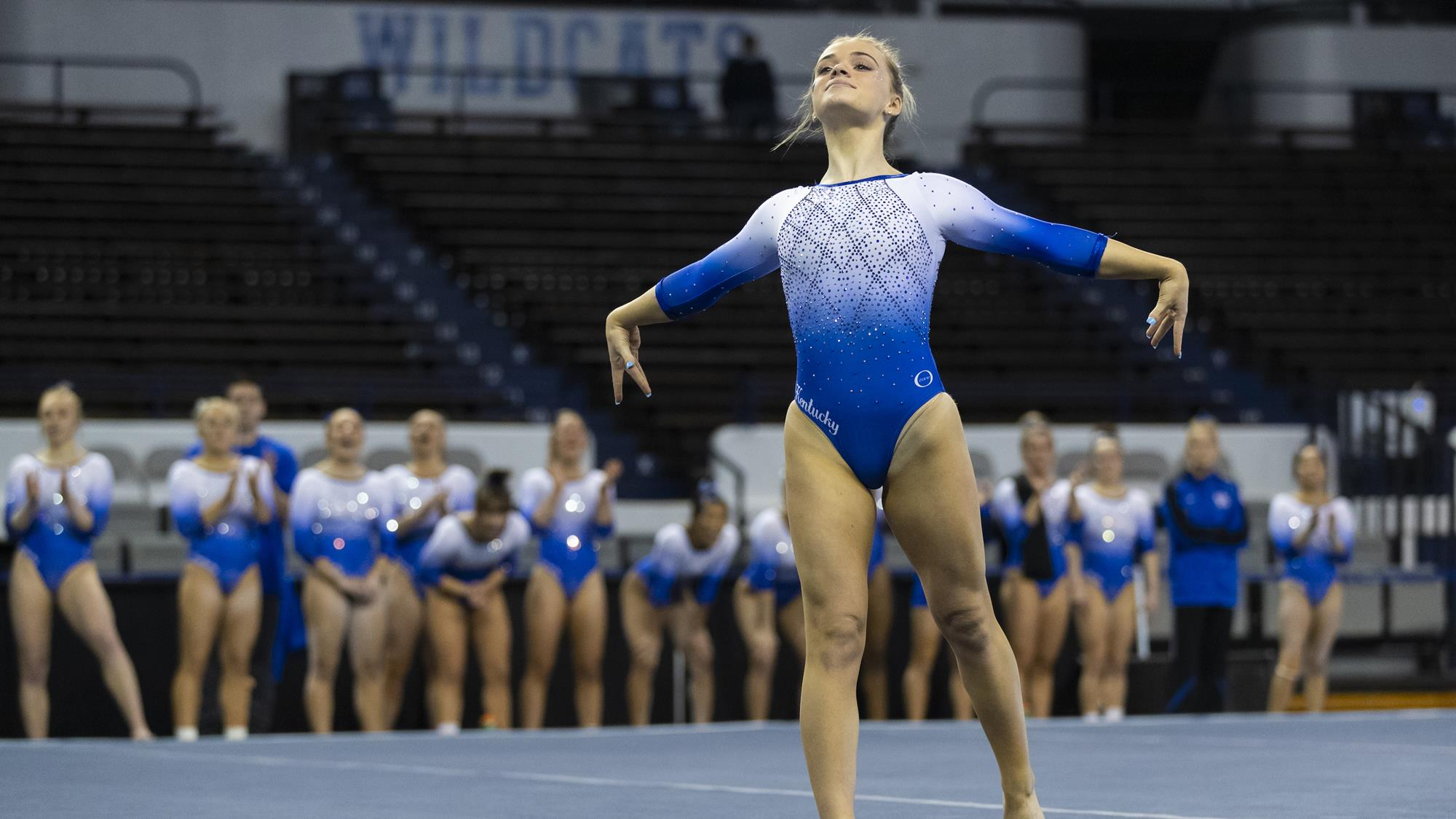 UK Gymnastics Wraps Up Blue-White Exhibition