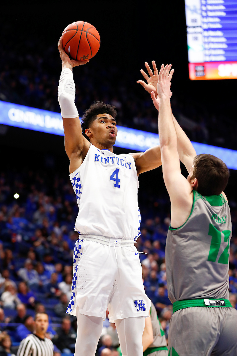Nick Richards.

Men's basketball beats North Dakota 96-58.

Photo by Chet White | UK Athletics