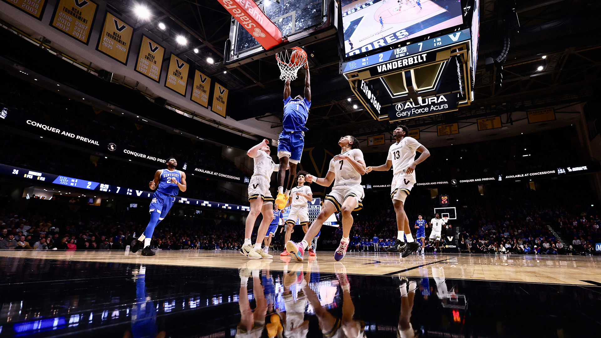 Kentucky Loses at No. 18 Vanderbilt on Tuesday