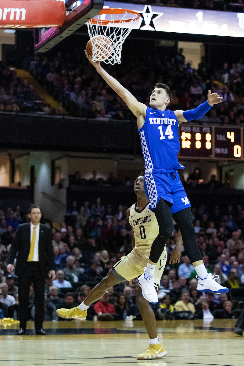 Tyler Herro.

Kentucky beat Vanderbilt 87-52 on Tuesday, January 29, 2019, at Memorial Gym in Nashville, TN.

Photo by Chet White| UK Athletics