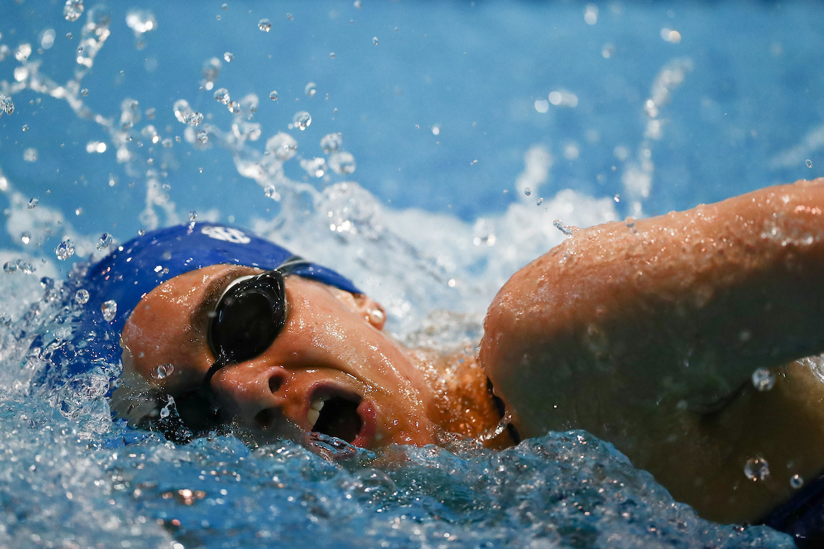 The UK men's and women's swim and drive teams beat Louisville on Senior Day at the Lancaster Aquatic Center on Saturday, January 26, 2019.

Photo by Elliott Hess | UK Athletics