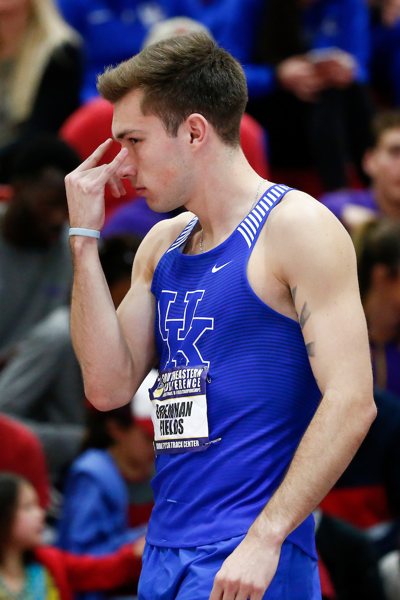 Brennan Fields.

Day two of the 2019 SEC Indoor Track and Field Championships.

Photo by Chet White | UK Athletics