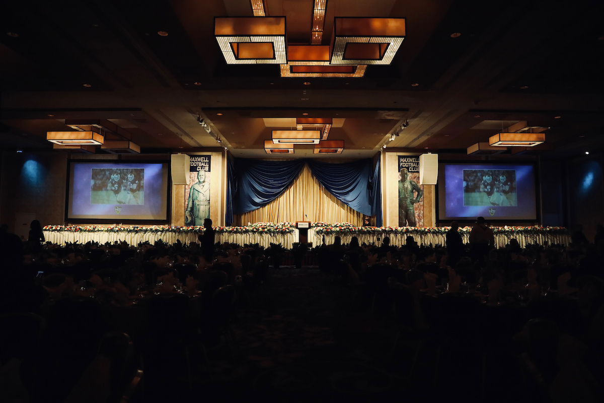 Josh Allen is honored as the 2018 Bednarik Award winner at the Maxwell Football Club Gala on Friday, March 7th, 2019.

Photo by Noah J. Richter | UK Athletics
