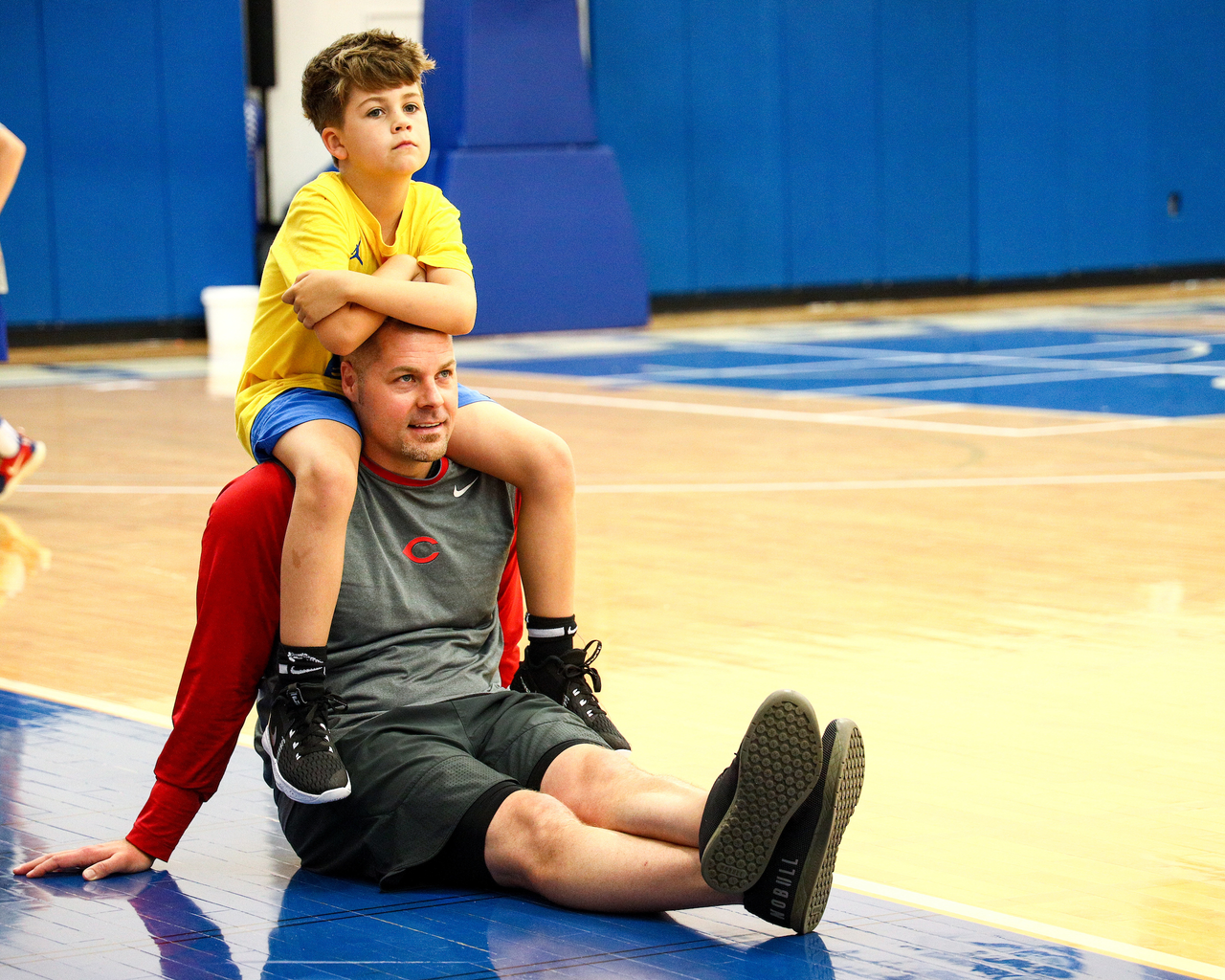 The 2021 John Calipari Father-Son Camp. 

Photo by Eddie Justice | UK Athletics
