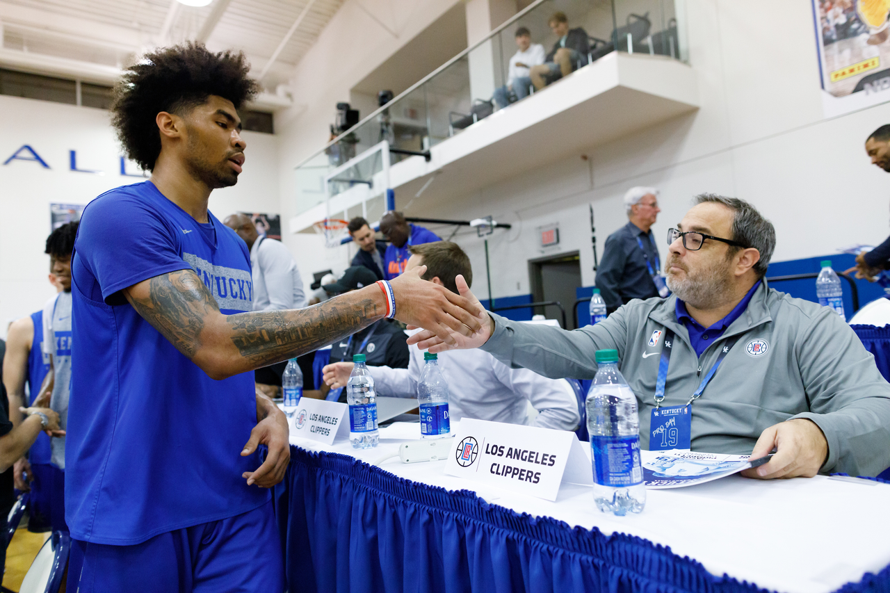 Nick Richards. 


Kentucky men's basketball Pro Day.


Photo by Elliott Hess | UK Athletics