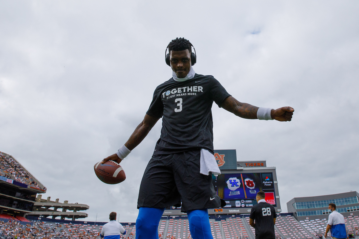Terry Wilson.

Kentucky falls to Auburn, 13-29.

Photo by Elliott Hess | UK Athletics