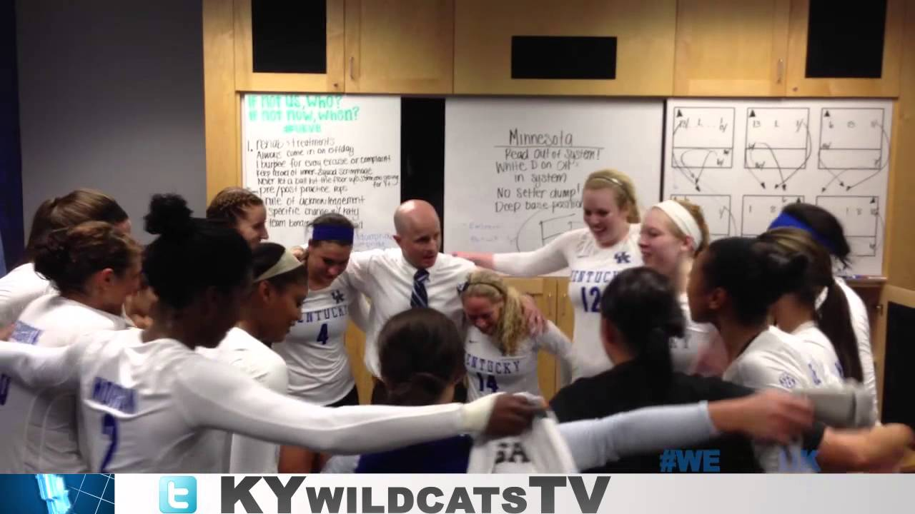 Kentucky Wildcats TV: Volleyball Celebrates Win Over Minnesota