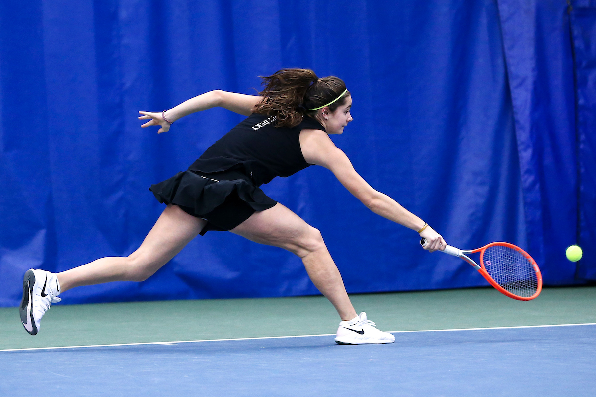 Fiona Arrese.

Kentucky beats West Virginia 4-3.

Photo by Grace Bradley | UK Athletics