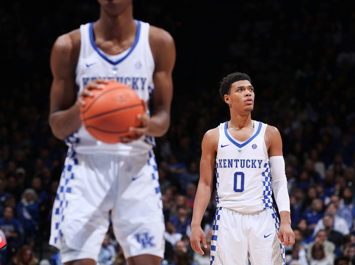 Quade Green.

The University of Kentucky men's basketball team beat Georgia 66-61 on Sunday, December 31, 2017 at Rupp Arena in Lexington, Ky.

Photo by Elliott Hess | UK Athletics