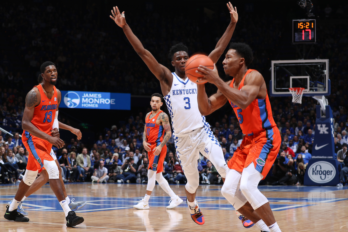 Hamidou Diallo.

The University of Kentucky men's basketball team falls to Florida 66-64 on Saturday, January 20, 2018 at Rupp Arena in Lexington, Ky.

Photo by Elliott Hess | UK Athletics