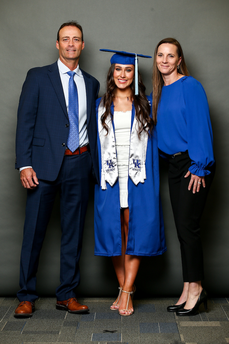 Madison Averett. Coach. 

2020-21 Graduation.

Photo by Eddie Justice | UK Athletics